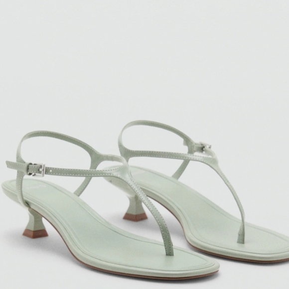 Mango T Strap Kitten Heels - Picture 2 of 4